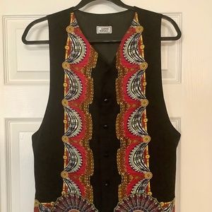 Versace Men’s Vest Vintage 1990s Baroque, Iconic, Opera.  Museum quality.